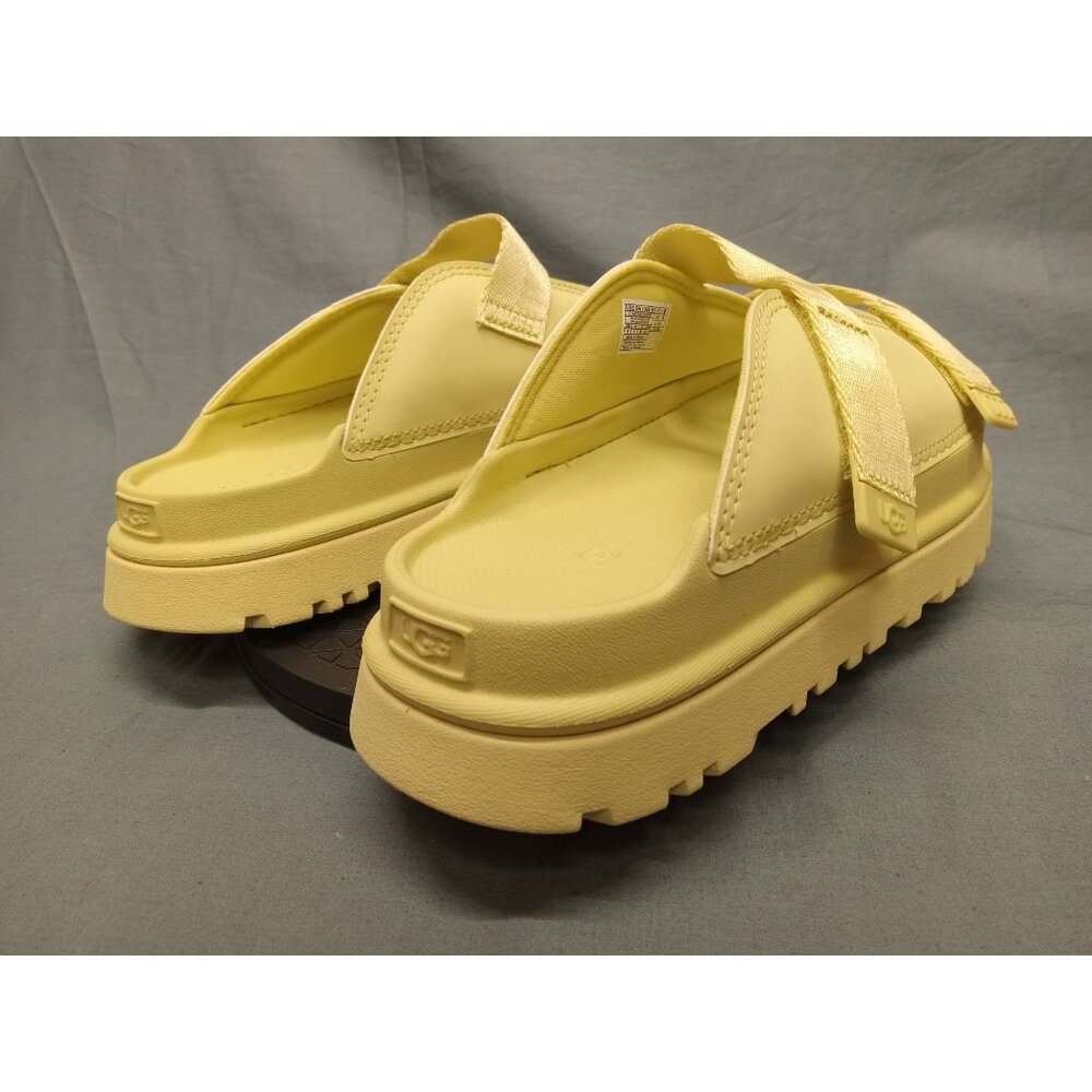 UGG Girls K Goldenglow Slide Slip-on Glow Yellow Size 5 NEW IN BOX! - Picture 7 of 13
